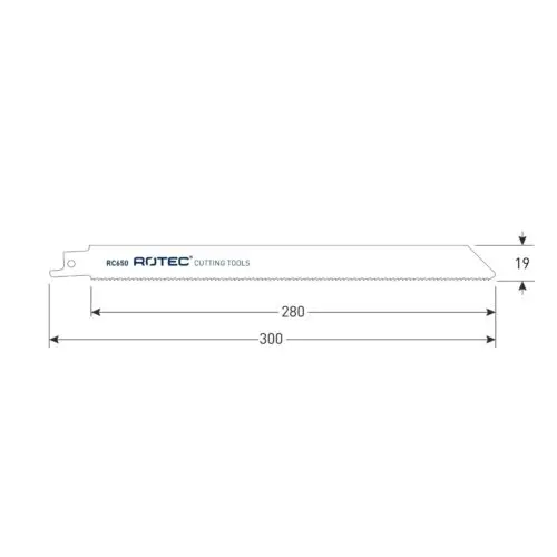 ROTEC Reciprozaagblad RC650