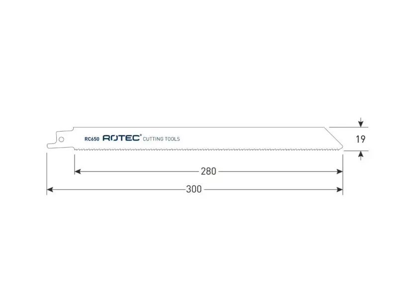 ROTEC Reciprozaagblad RC650