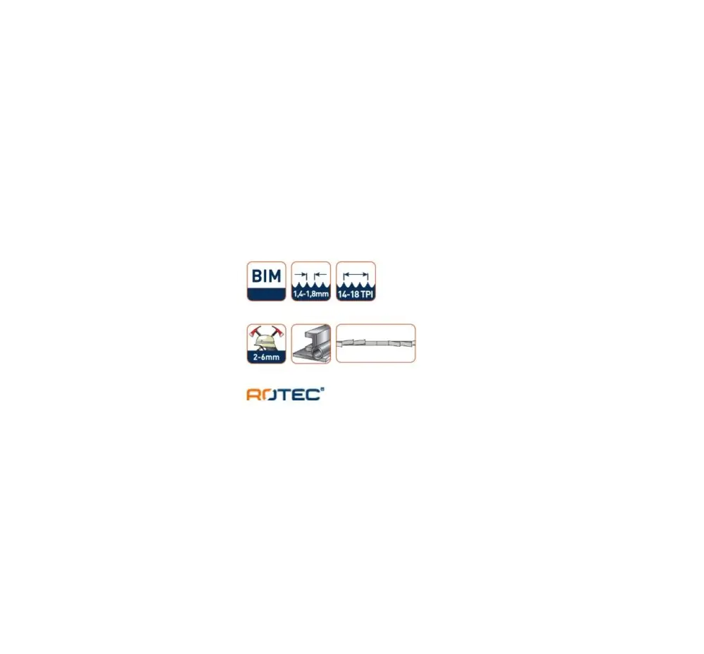 ROTEC Reciprozaagblad RC670 - specificaties 2