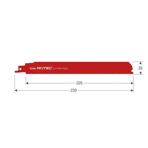 ROTEC Reciprozaagblad RC680