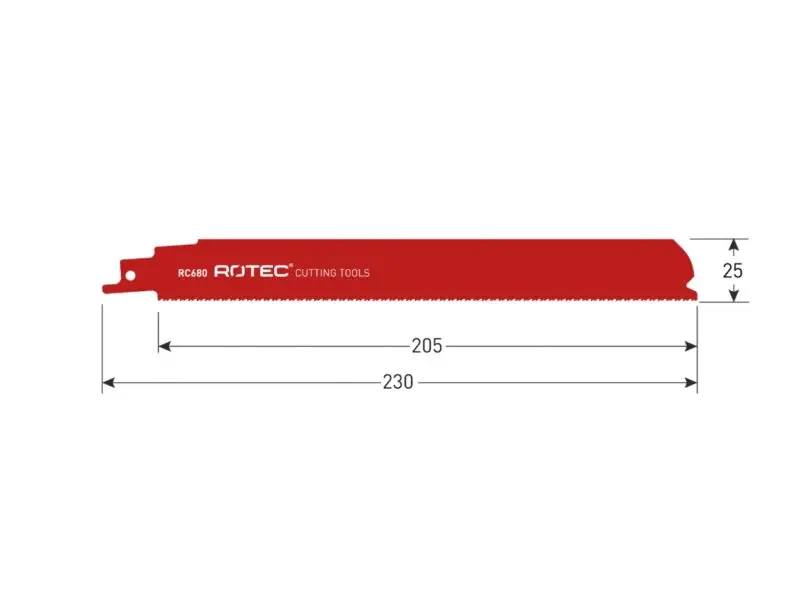 ROTEC Reciprozaagblad RC680