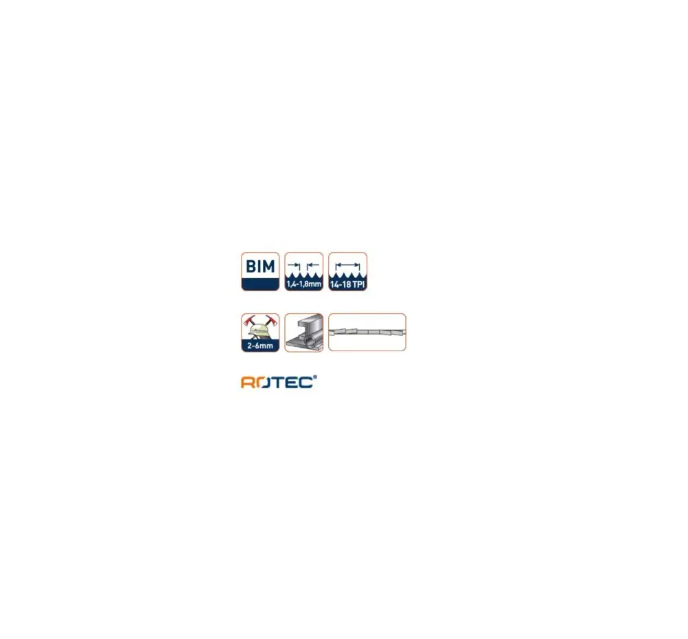 ROTEC Reciprozaagblad RC680 - specificaties 2
