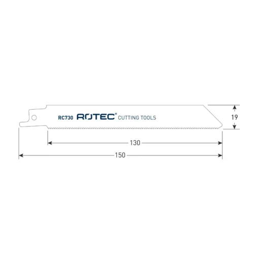 ROTEC Reciprozaagblad RC730
