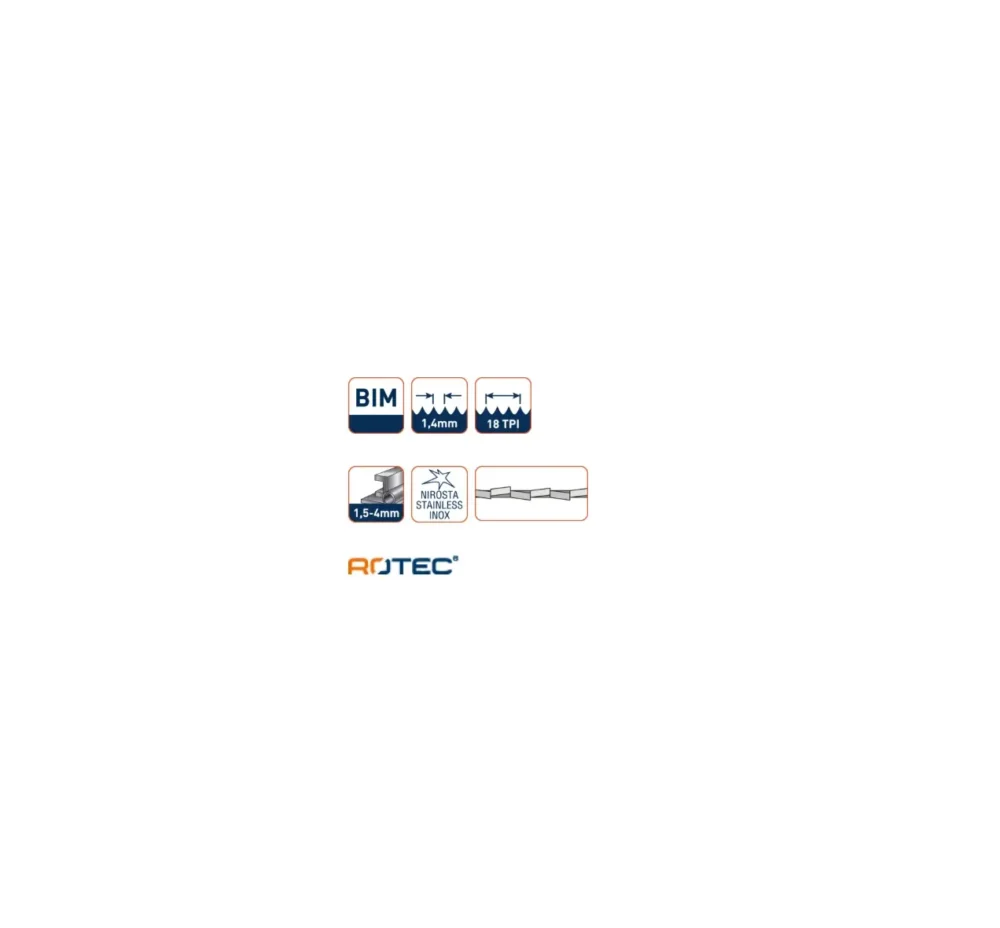 ROTEC Reciprozaagblad RC730 - specificaties 2