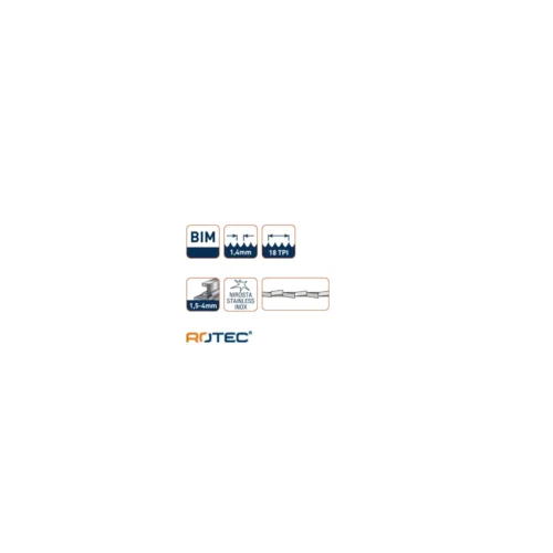 ROTEC Reciprozaagblad RC730 - specificaties 2