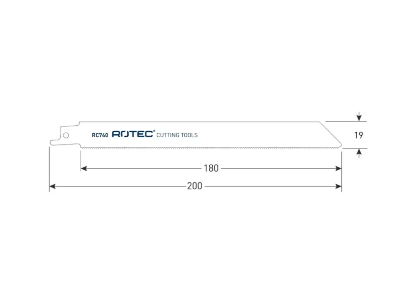 ROTEC Reciprozaagblad RC740