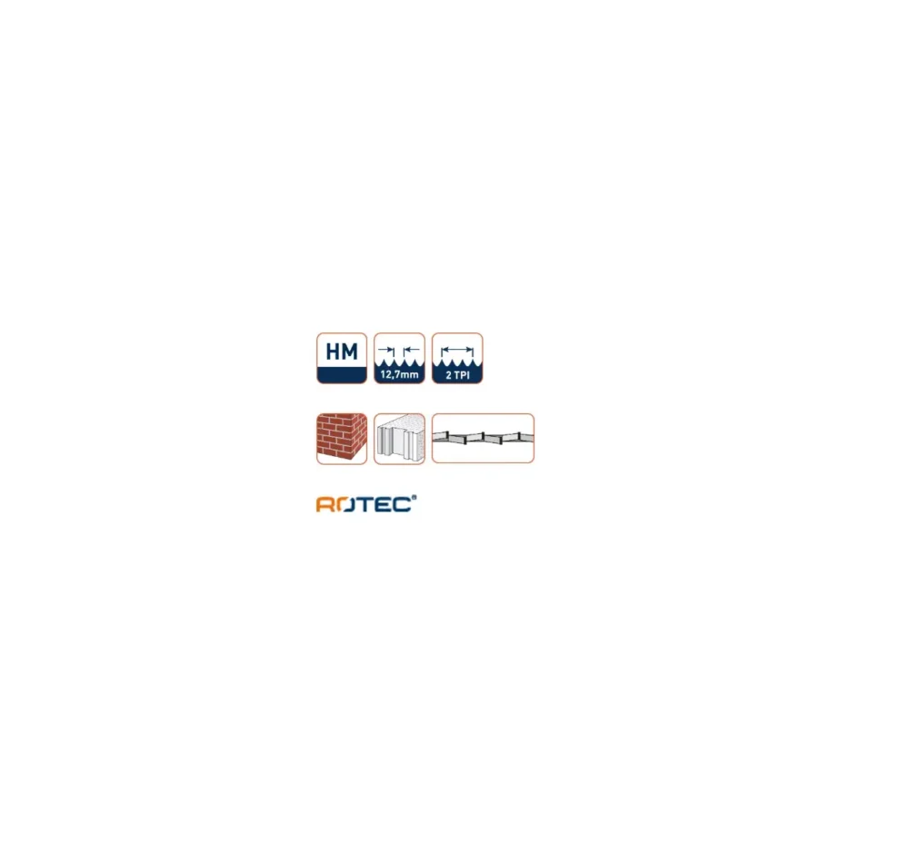 ROTEC Reciprozaagblad RC810 - specificaties 2