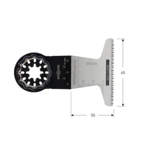 ROTEC HCS Starlock invalzaagblad type MTC65, 65x50 mm - specificaties