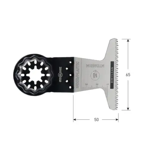 ROTEC BiM Starlock invalzaagblad type MTC65bi, 65x50 mm - specificaties