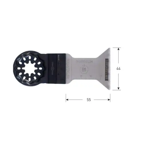ROTEC BiM Starlock invalzaagblad type MTS44bi, 44x55 mm - specificaties