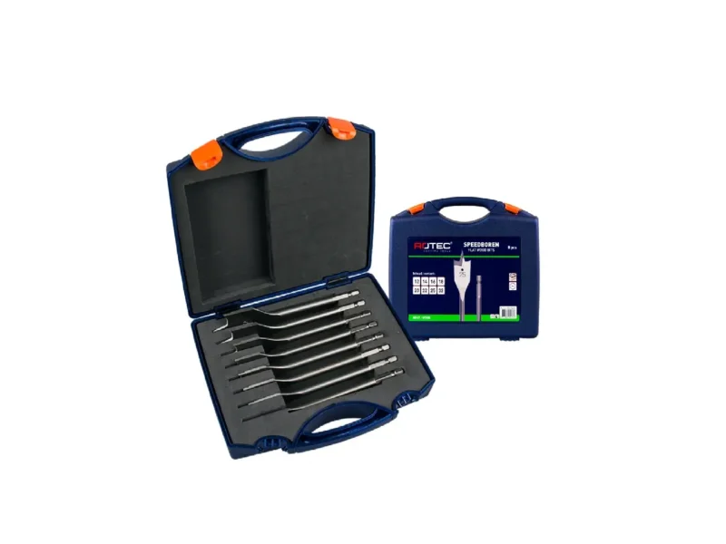 ROTEC Speedborenset, in kunststof koffer
