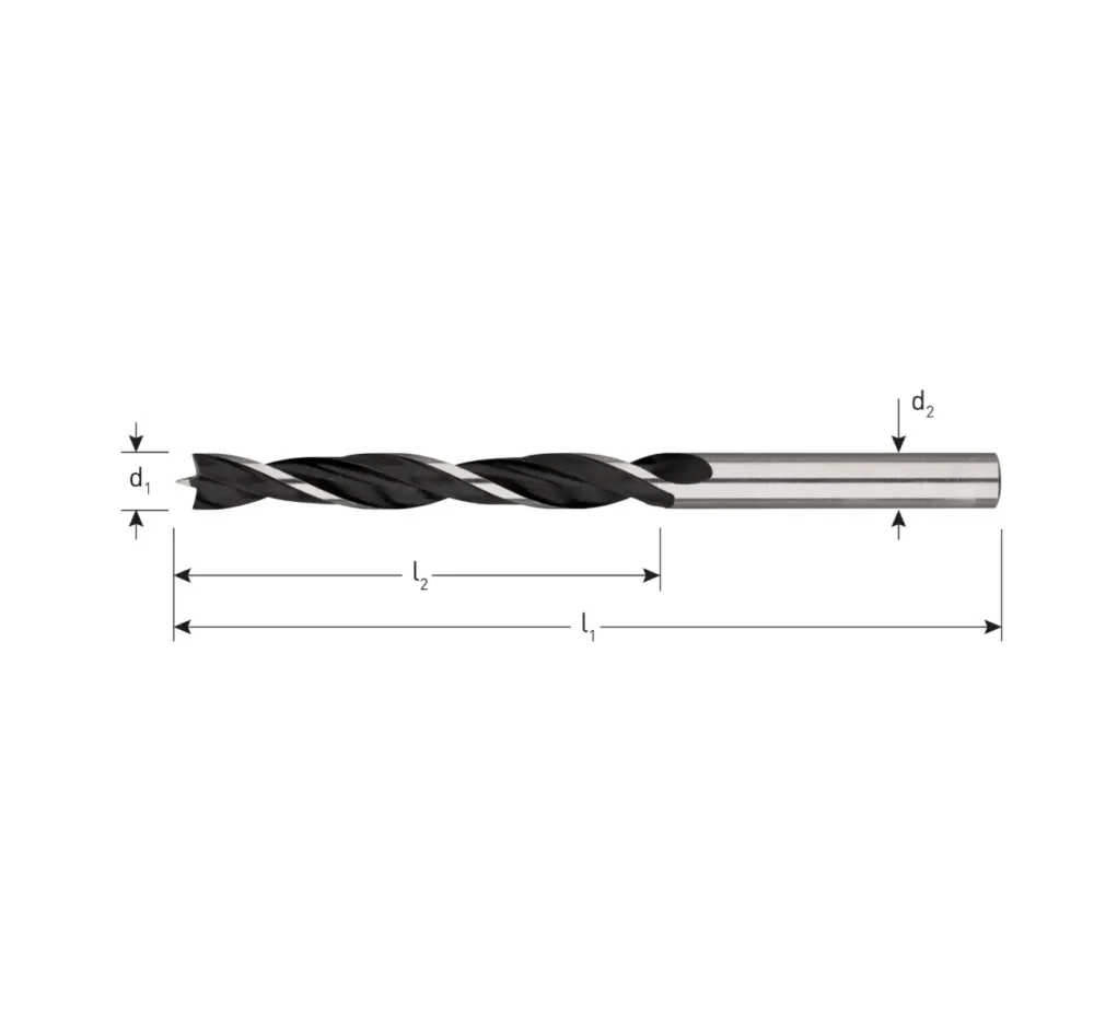 ROTEC Houtspiraalboren type '235', in EV-pack - specificaties