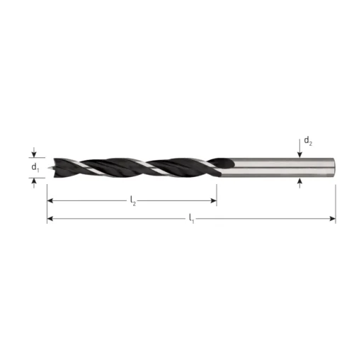 ROTEC Houtspiraalboren type '235', in EV-pack - specificaties