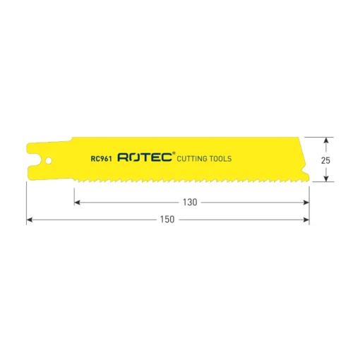 ROTEC Reciprozaagblad RC961