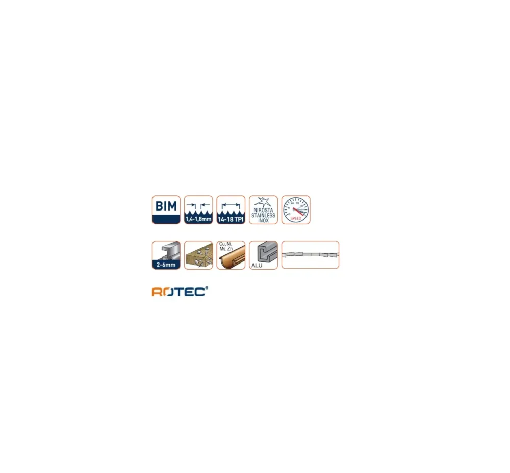 ROTEC Reciprozaagblad RC963 - specificaties 2