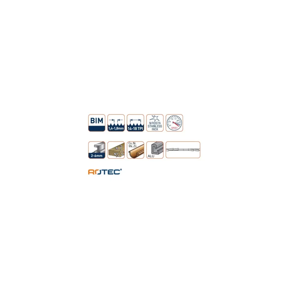 Reciprozaagblad RC964 meer specs ROTEC Reciprozaagblad RC964 - specificaties 2