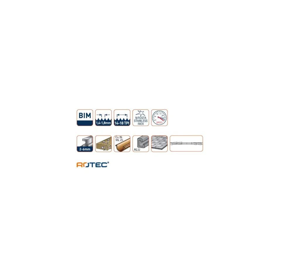 Reciprozaagblad RC965 meer specs ROTEC Reciprozaagblad RC965 - specificaties 2