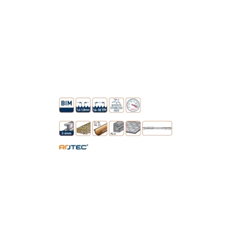 Reciprozaagblad RC965 meer specs ROTEC Reciprozaagblad RC965 - specificaties 2