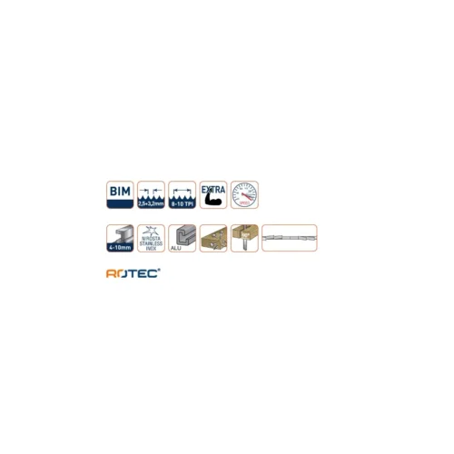 ROTEC Reciprozaagblad RC968 - specificaties 2
