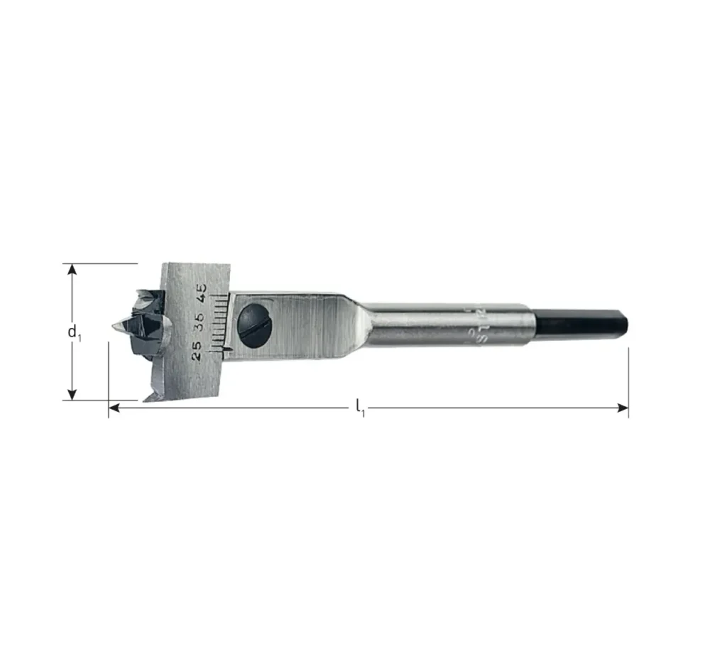 Speedboor, verstelbaar ROTEC Verstelbare speedboren, lang, type '231', ø15-45 mm