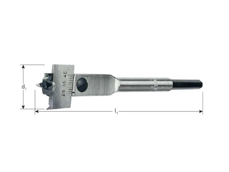 ROTEC Verstelbare speedboren, lang, type '231', ø15-45 mm