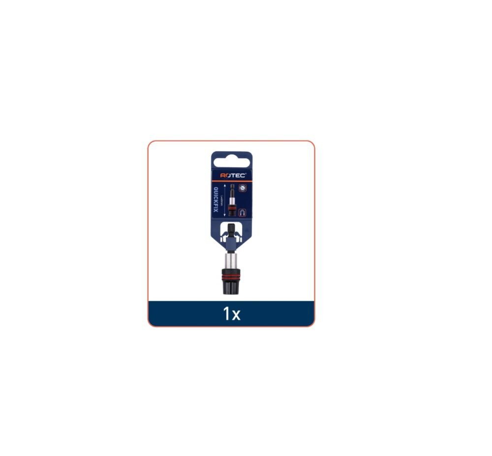 ROTEC Magnetische bithouder met snelspan, 60mm - specificaties