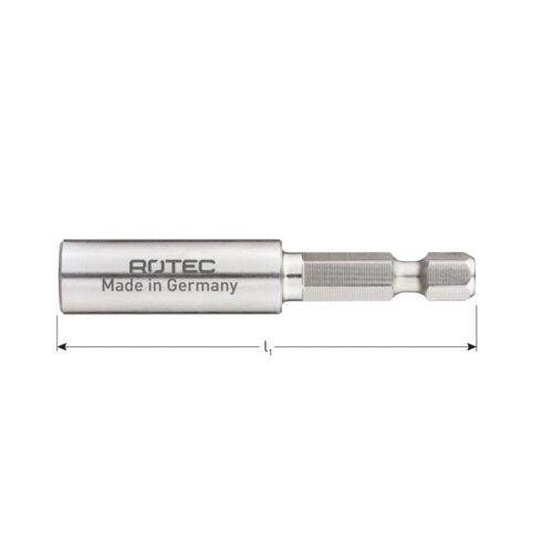 ROTEC RVS Bithouder, met C-ring
