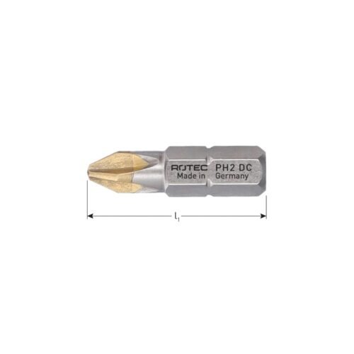 ROTEC Schroefbit PH, C6.3, 'DIAMONDgrip'