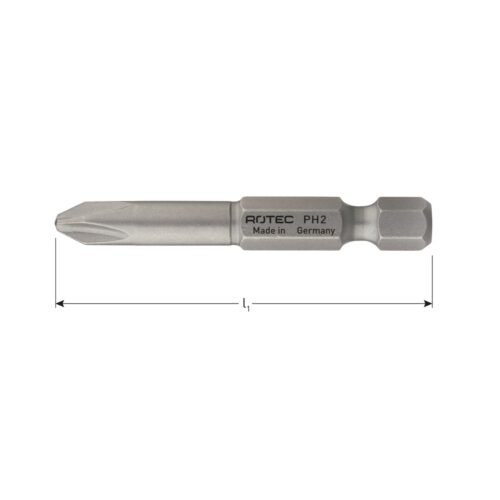 ROTEC Schroefbit 'BASIC', E6.3, PH