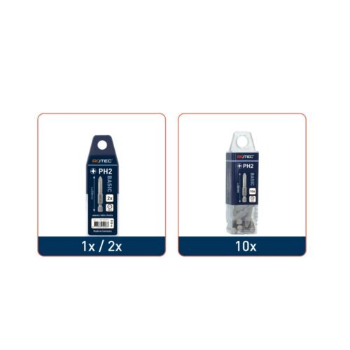 Schroefbit PH, E6 3 specs ROTEC Schroefbit 'BASIC', E6.3, PH - specificaties