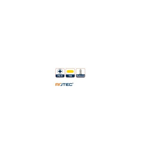 Schroefbit PH-R, C6 3, TiN meer specs ROTEC Schroefbit PH-R, C6.3, TiN (gereduceerd) - specificaties 2