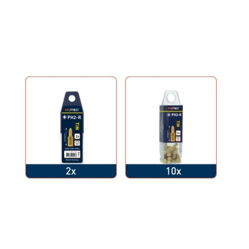 Schroefbit PH-R, C6 3, TiN specs ROTEC Schroefbit PH-R, C6.3, TiN (gereduceerd) - specificaties