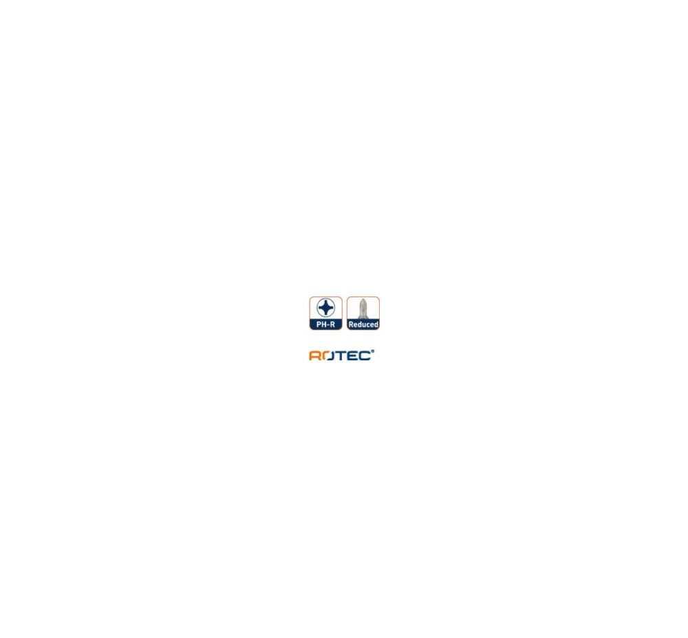 ROTEC Schroefbit PH-R, C6.3 (gereduceerd) - specificaties 2