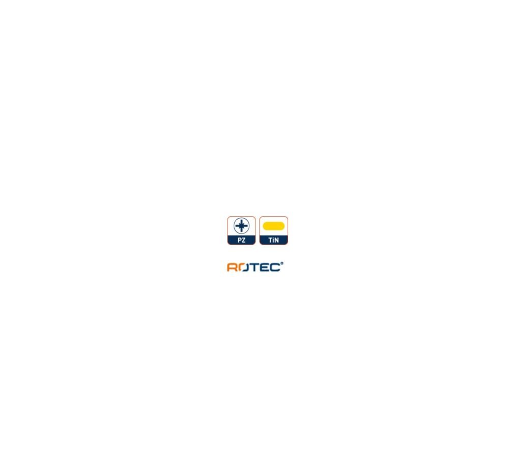 ROTEC Schroefbit PZ, C6.3, TiN - specificaties 3