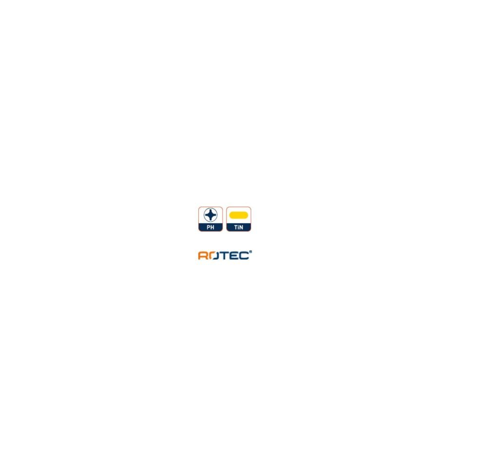ROTEC Schroefbit PH, C6.3, TiN - specificaties 2