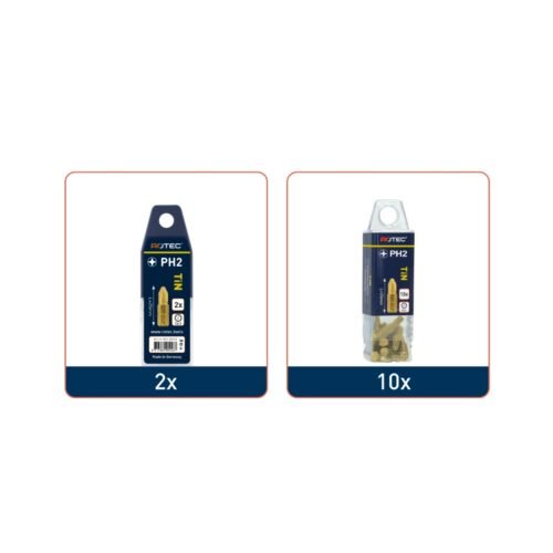 ROTEC Schroefbit PH, C6.3, TiN - specificaties