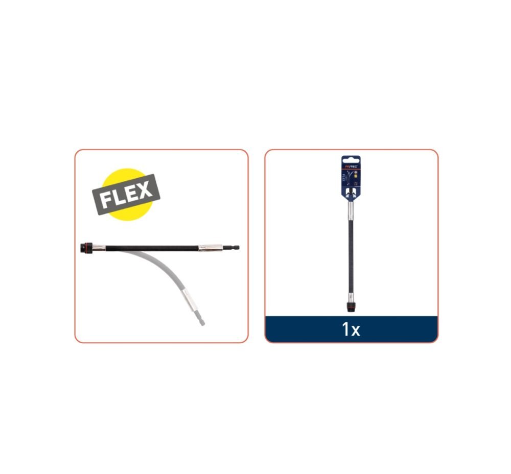 ROTEC TWIN Bithouder, snelspan, flexibel - specificaties