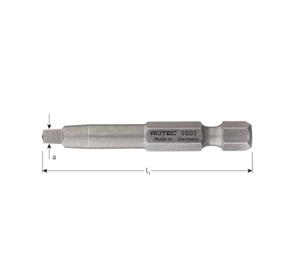 ROTEC Schroefbit SQD, E6.3