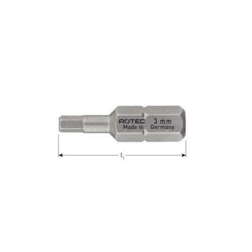 ROTEC Schroefbit HEX, C6.3