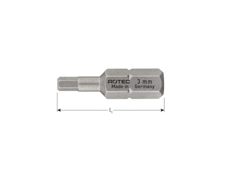 ROTEC Schroefbit HEX, C6.3