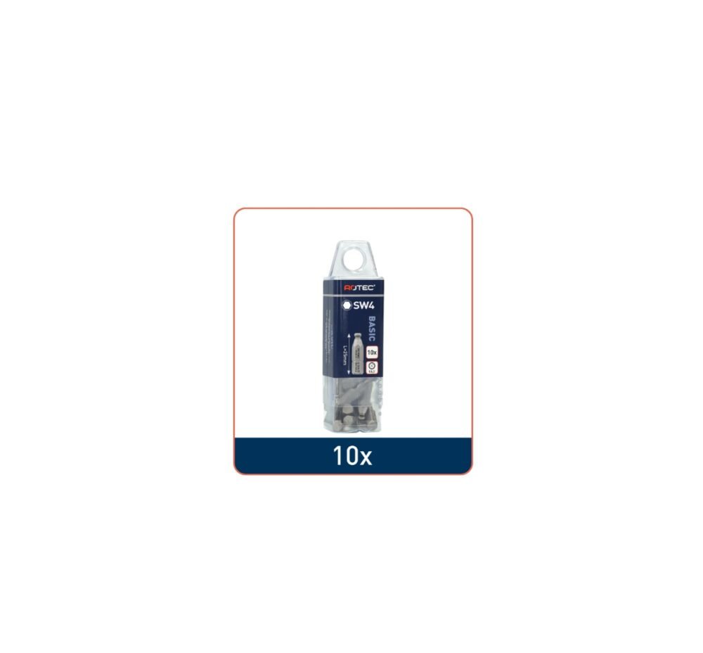 ROTEC Schroefbit HEX, C6.3, kogelkop - specificaties 2