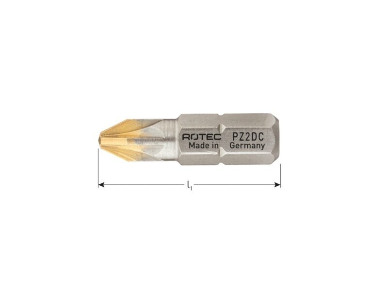ROTEC Schroefbit 'DIAMONDgrip', C6.3, PZ