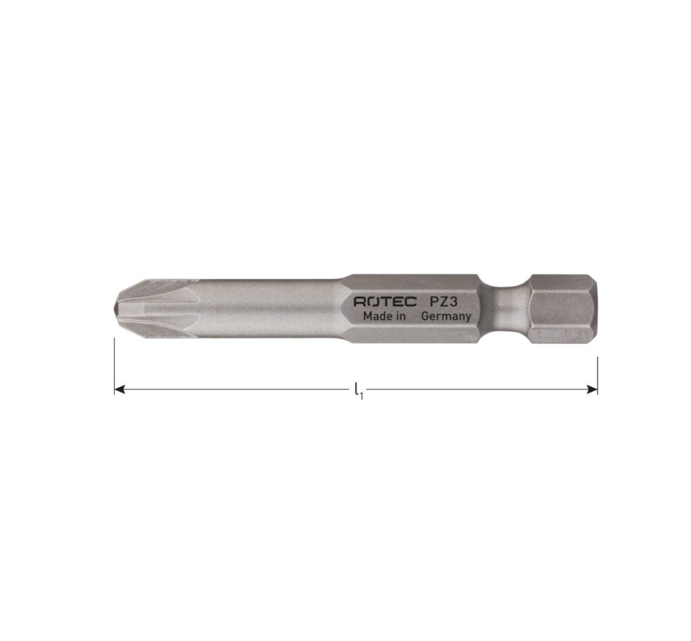 ROTEC Schroefbit PZ, E6.3