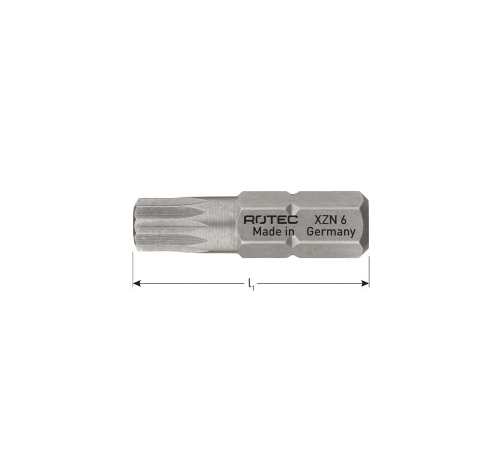 ROTEC Schroefbit XZN, C6.3