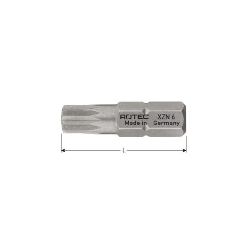 ROTEC Schroefbit XZN, C6.3