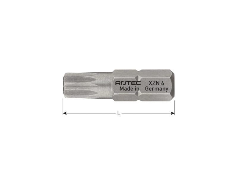 ROTEC Schroefbit XZN, C6.3